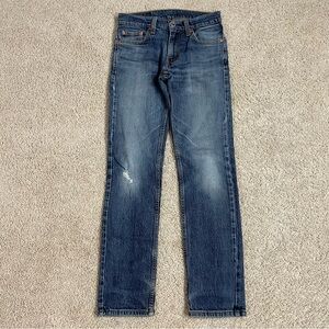 PERFECTLY DISTRESSED! Men's LEVIS 511 Classic DENIM Blue JEANS  29 x 32